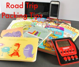 Road Trip Packing Tips -- Tips for not overpacking and keeping the kids busy during road trips | www.alwaysmovingmommy.com