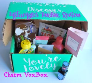 Influenster Charm VoxBox Review -- lots of great products in one little box | www.alwaysmovingmommy.com