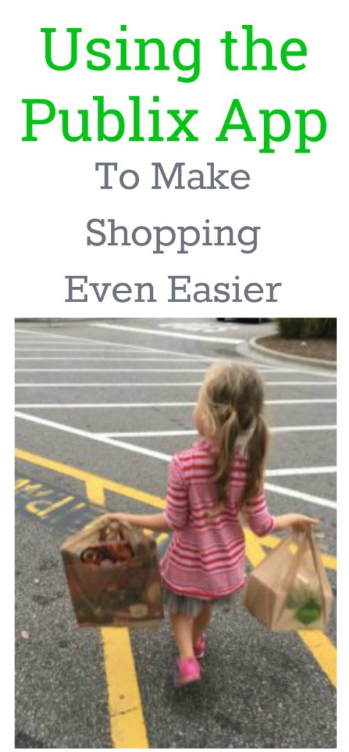 Using the Publix App to Make Shopping Even Easier | Always Moving Mommy | Shopping with kids can be challenging. With this app, you'll save time and money