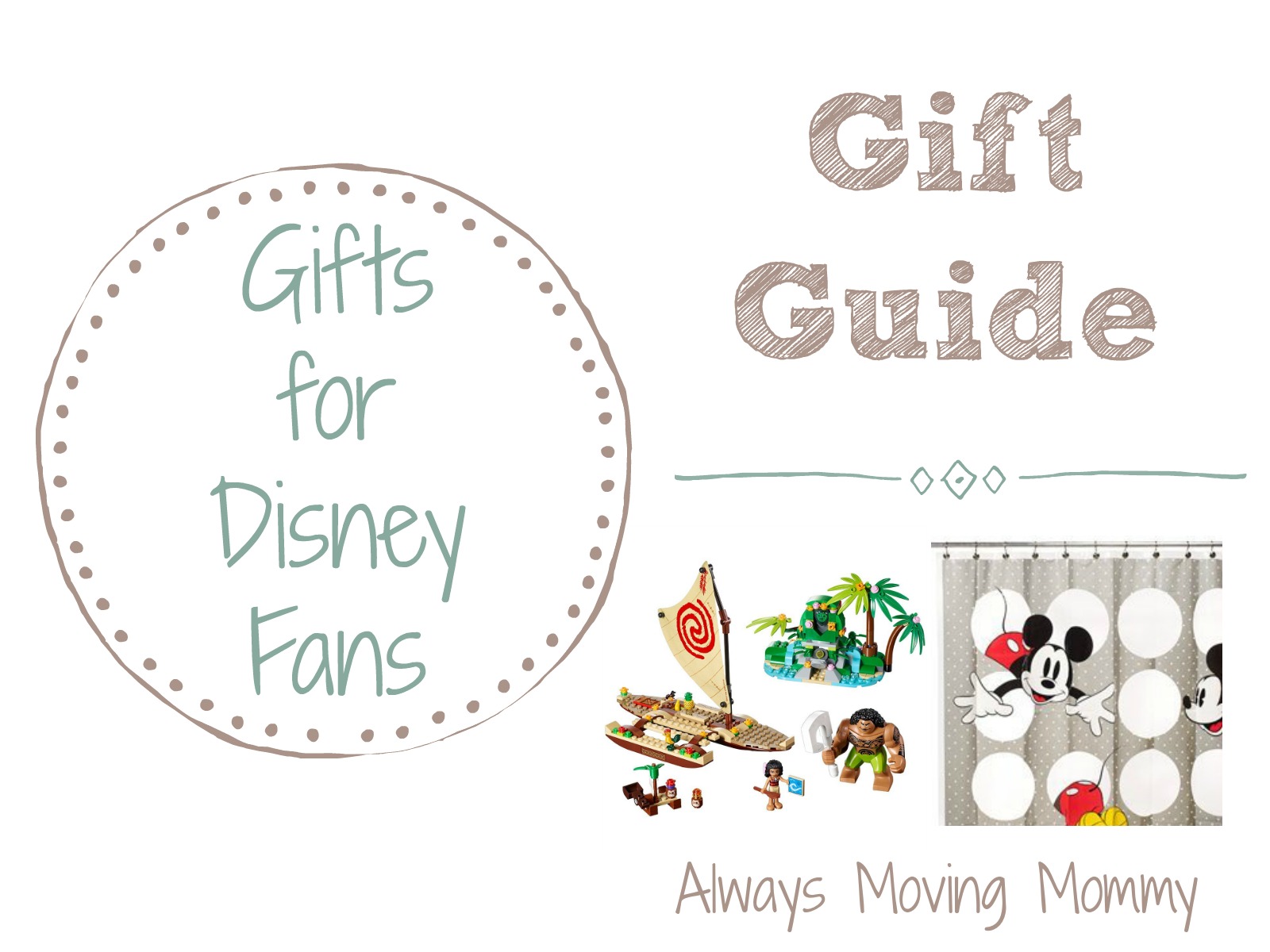 Gift Guide: Gift Ideas for Disney Fans | Always Moving Mommy | If there's a Disney fan on your list, you need these ideas!