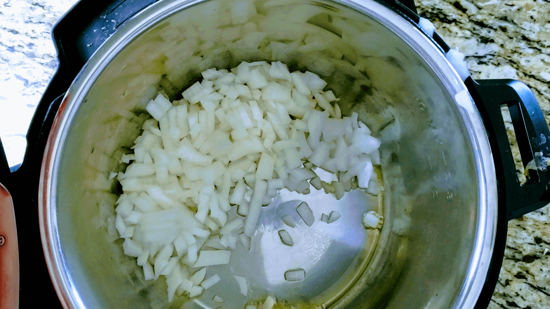 Browning onions